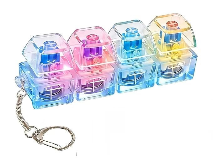 Fidget Keyboard Keychain