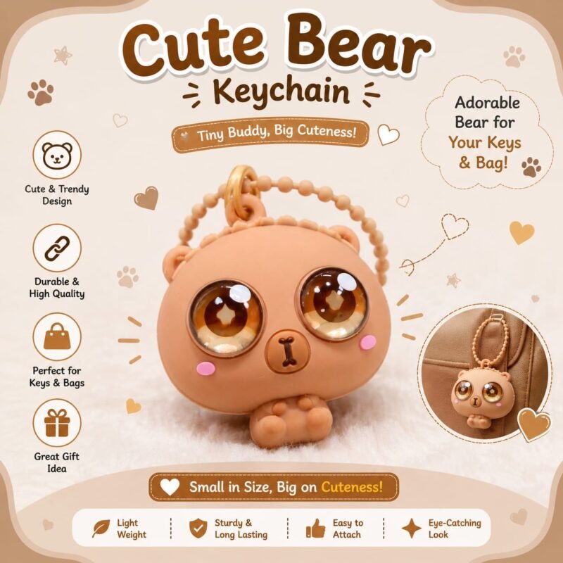 PANDA SQIUSHY KEYCHAIN