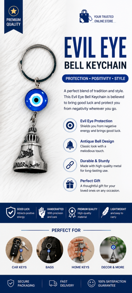 Guardian Evil Eye Keychain 🧿