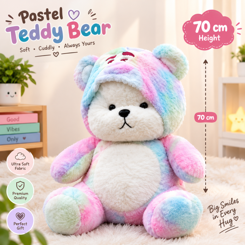 Hoodie Bear 70cm